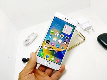 honor 8: IPhone 8 Plus, Б/у, 64 ГБ, Серебристый, Наушники, Зарядное устройство, Защитное стекло, 100 % — 9