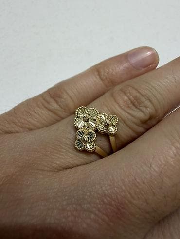 корал клуб: Изящное кольцо из желтого золота ✨ Проба: 585 (желтое золото) — 2