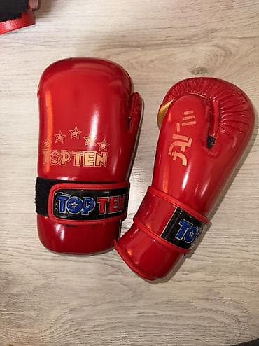 мужской спортивный: Комплект экипировки для тхэквондо (красный) - В хорошем состоянии — 2