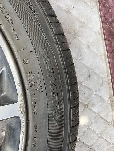 диски nexia: Колеса летние Nexen R17 225/45 на литых дисках - Размер шин: 225/45 — 7