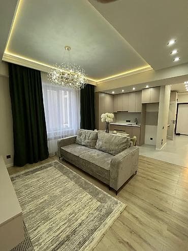 2 бөлмө, 47 м², Элитка, 6 кабат, Дизайнердик ремонт
