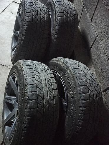 санта фе диски: Колеса в сборе 225 / 65 / R 17, Всесезонная, Б/у, Комплект, Внедорожные (АТ/МТ), Литые, отверстий - 5 — 2