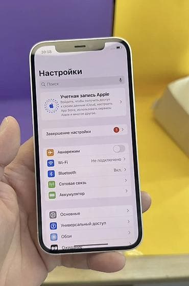 iphone icloud: IPhone 12, Б/у, 256 ГБ, Белый, 75 % — 4