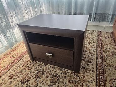 Вешалки: Прикроватная тумба, Без зеркала, цвет - Коричневый, ЛДСП, Самовывоз — 3