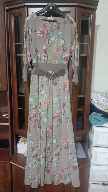 вещи для женщин: Шифоновое платье размер 46 (Турция) обменяю на порошок 6кг — 1