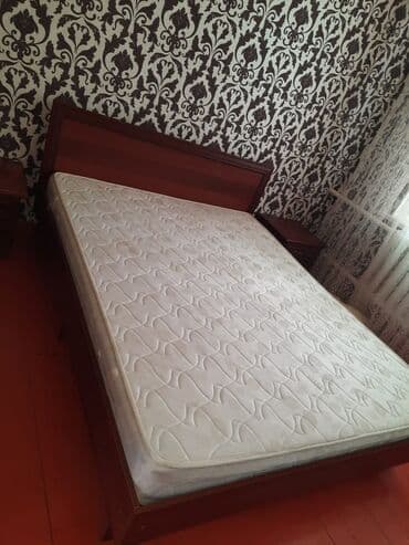 буржуйка для дома: Двуспальная кровать. Только кровать.Состояние как новое — 3
