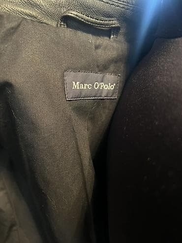 женские кожаные плащи: Кожаная женская куртка Marc O’Polo - Модель: короткая куртка-рубашка — 4