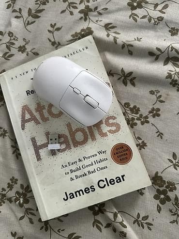 sora v2: Беспроводная компьютерная мышь hoco. - Цвет: белый, минималистичный — 3