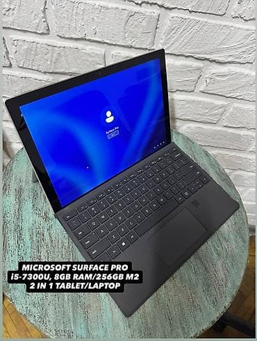 Microsoft Surface Pro (i5-7300U) — это легкий планшет-трансформер с