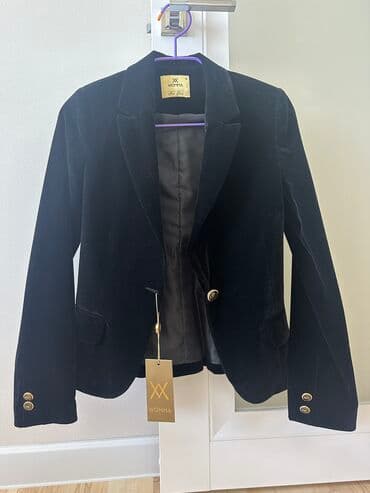 велюровые платья для полных: Пиджак. Плотный велюр. Новый! Размер 38 Турция. 42р. 1500тыс — 3