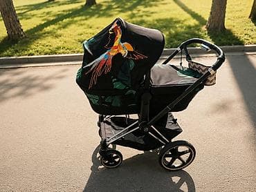 Коляски: Коляска, Cybex, цвет - Черный, Б/у, Платная доставка, Самовывоз — 5