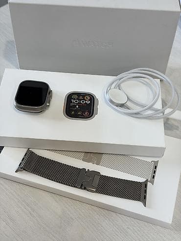 титан дики: Apple Watch Ultra 2 с титановым ремешком Состояние часов как новое — 5