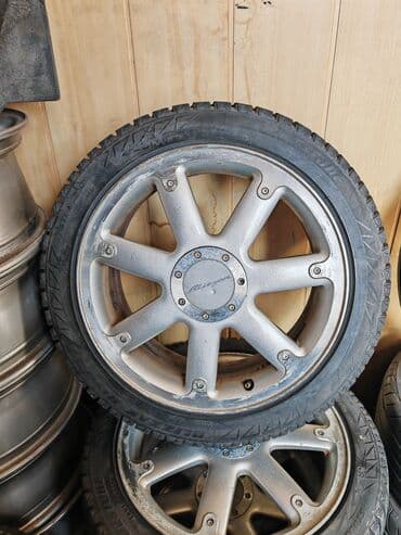 зимние шины на ниву 21214: Колеса в сборе 225 / 45 / R 17, Зима, Б/у, Комплект, Легковые, Литые, отверстий - 5 — 1