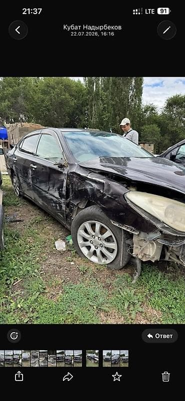 Toyota виндом (примерно 2003 седан, черный цвет, левый руль — 2