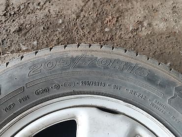 Колеса в сборе 205 / 70 / R 15, Лето, Комплект, Легковые, Железные, отверстий - 5