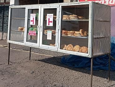 мини витрина: Уличная витрина/шкаф для выпечки - Материал: каркас из металла — 1