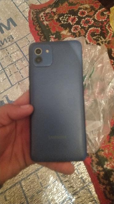 smart plus: Samsung Galaxy A03, 4 ГБ, цвет - Синий, 1 SIM, 2 SIM — 1