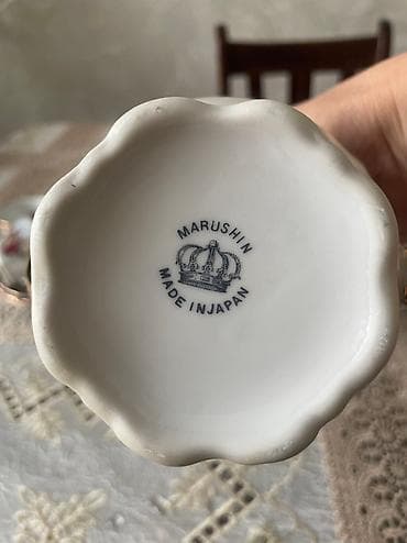 тарелки мадонна: Сервиз кофейный Мадонна редчайший роскошный, из тончайшего — 4