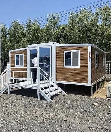 дом контейнера: Модульные контейнер‑дома и банный модуль с душевой Описание: - — 2