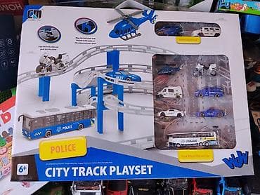 Игрушки: Игровой набор City Track Playset — Police - Тематический полицейский — 1