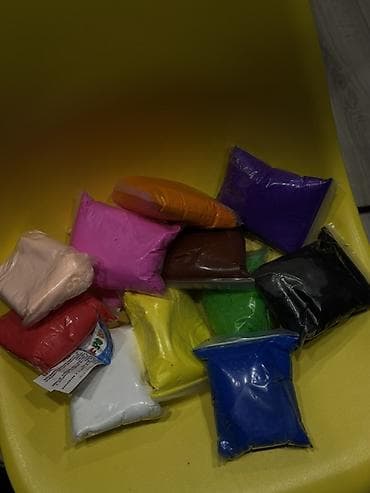 Набор цветной воздушной глины для лепки - 12 ярких оттенков в — 1