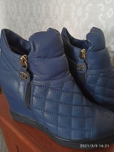 ecco 42: Обувь кожанная,фирма, скрытый каблук 6 см,новые размер 39 но на 38 — 10