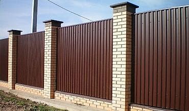 Профлист для забора, Полимерный, Длина: Другая длина, Толщина: Другая толщина at lalafo.kg Профлист для забора, Полимерный, Длина: Другая длина, Толщина: Другая толщина