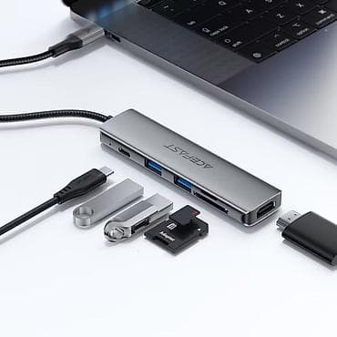 magsafe 3: Многофункциональный USB‑C хаб (адаптер) Порты и возможности: - 2× USB — 1