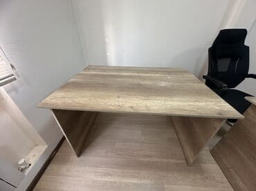 кресло офис: Комплект офисной мебели, Полка, ДСП, Самовывоз, цвет - Коричневый — 6