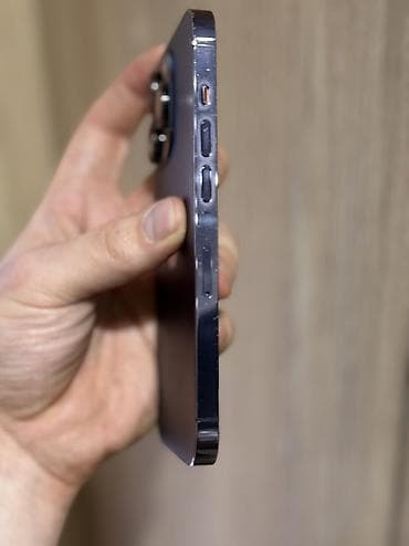 бэушный айфон 4: IPhone 14 Pro, Б/у, 256 ГБ, Deep Purple, Защитное стекло, 96 % — 3