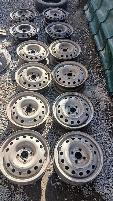 bbs rs: Железные Диски R 14 отверстий - 4, Б/у — 1