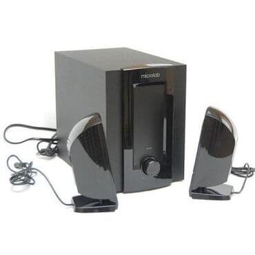 poco 65: Акустическая система Microlab 2.1 - Комплектация: сабвуфер и две — 1
