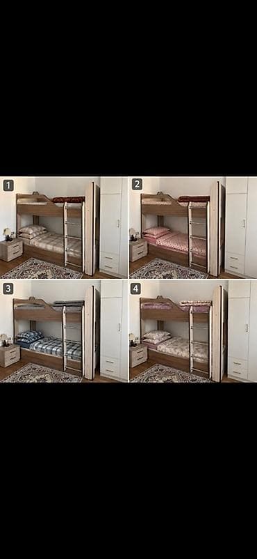 Дом и сад: Двухъярусная детская кровать из ЛДСП с выдвижным нижним ящиком для — 2