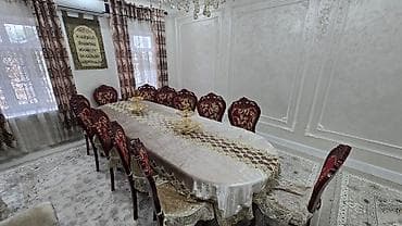 п 11: Стол и стул для зала, Б/у, Бесплатная доставка, цвет - Золотой — 6