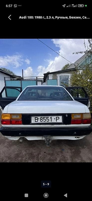 абуди 80: Audi 100: 1988 г., 2.3 л, Ручные, Бензин, Седан — 3