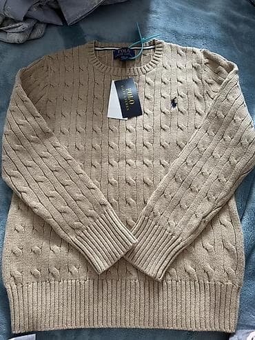 Мужская одежда Polo Ralph Lauren 1) Джемпер с косой вязкой - Цвет