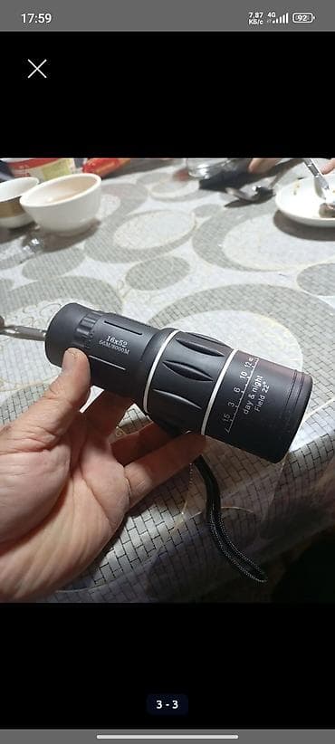 лук со стрелами: Монокуляр 16×52 (маркировка 66M/8000M) - Кратность увеличения: 16x - — 1