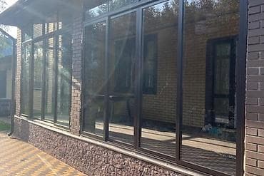 Панорамное остекление террас и веранд - Система раздвижных и глухих at lalafo.kg Панорамное остекление террас и веранд - Система раздвижных и глухих