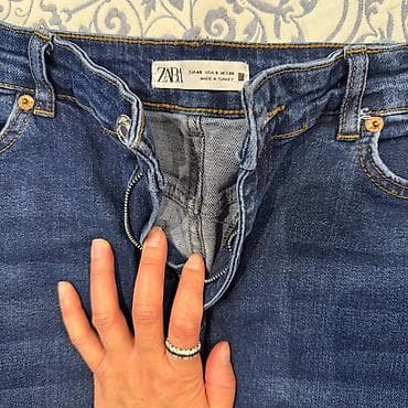 Джинсы, Прямые, Zara, Турция, Средняя талия, M