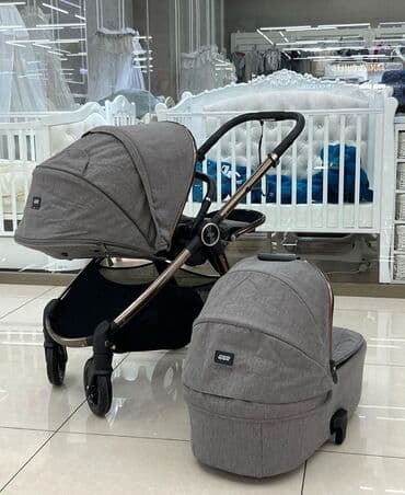 peg prego: Коляска, цвет - Черный, Б/у — 2