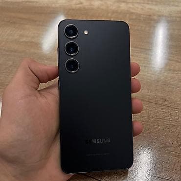 Samsung Galaxy S23, Б/у, 256 ГБ, цвет - Черный, 1 SIM, eSIM