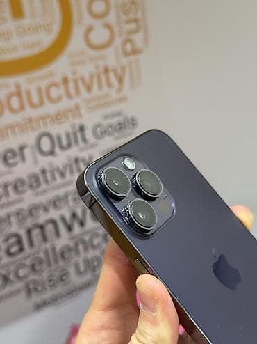 macbook 2008: IPhone 14 Pro Max, Б/у, 256 ГБ, Deep Purple, Коробка, 100 % — 2