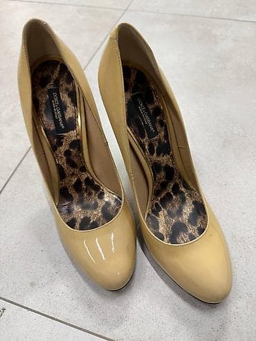 Личные вещи: Туфли, 37, Dolce & Gabbana, Новый, цвет - Бежевый, Самовывоз — 2