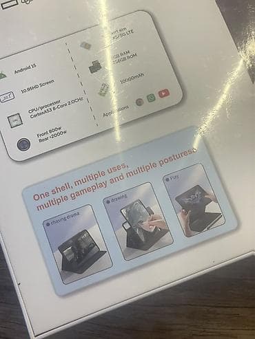 Планшеттер: Планшет, Ego Pad, эс тутум 256 ГБ, 10" - 11", 5G, Классикалык — 2