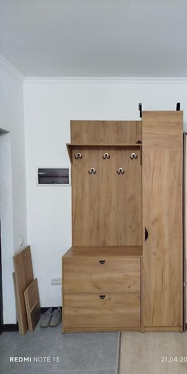 Гарнитур для прихожей, Б/у, Вешалка, ДСП, Самовывоз