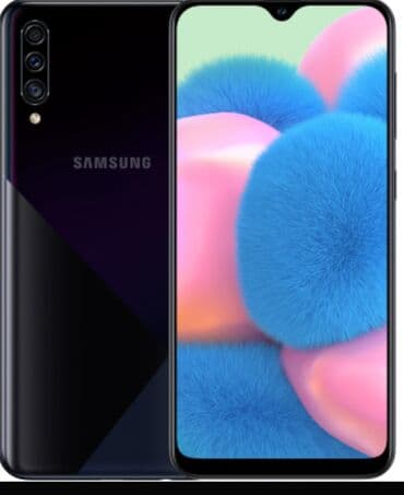 экран а50: Samsung Galaxy A30, Колдонулган, 32 ГБ, түсү - Кара, 2 SIM — 1