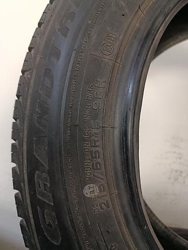 kia mo: Шины 215 / 65 / R 16, Лето, Б/у, Пара, Внедорожные (АТ/МТ), Япония, DUNLOP — 2