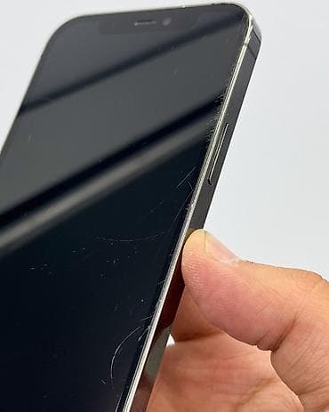 iphone 12 pro ош: IPhone 12 Pro, Б/у, 256 ГБ, Графит, Защитное стекло, Чехол, В рассрочку, 76 % — 6