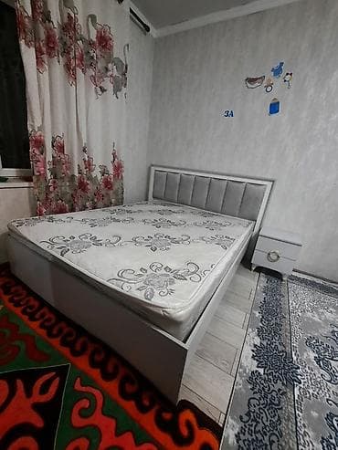 1 комната с мебелью полностью: Двуспальная кровать, С мягким изголовьем, длина - 200 см — 3