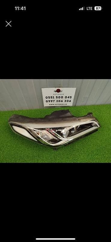 crv 2001: Передняя левая фара Hyundai 2017 г., Б/у, Оригинал — 1